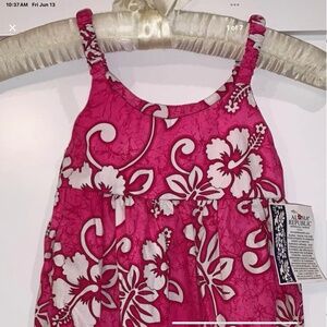 NEW Hawaiin Dress Toddler 1T pink
